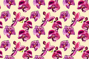 Orchids branch in botanical style, a Decorative Illustration by Ann Astro (Thumbnail 5 of 15)