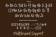Handicate - Handwritten Brush Font, a Script Font by Subectype Studio (Thumbnail 9 of 9)