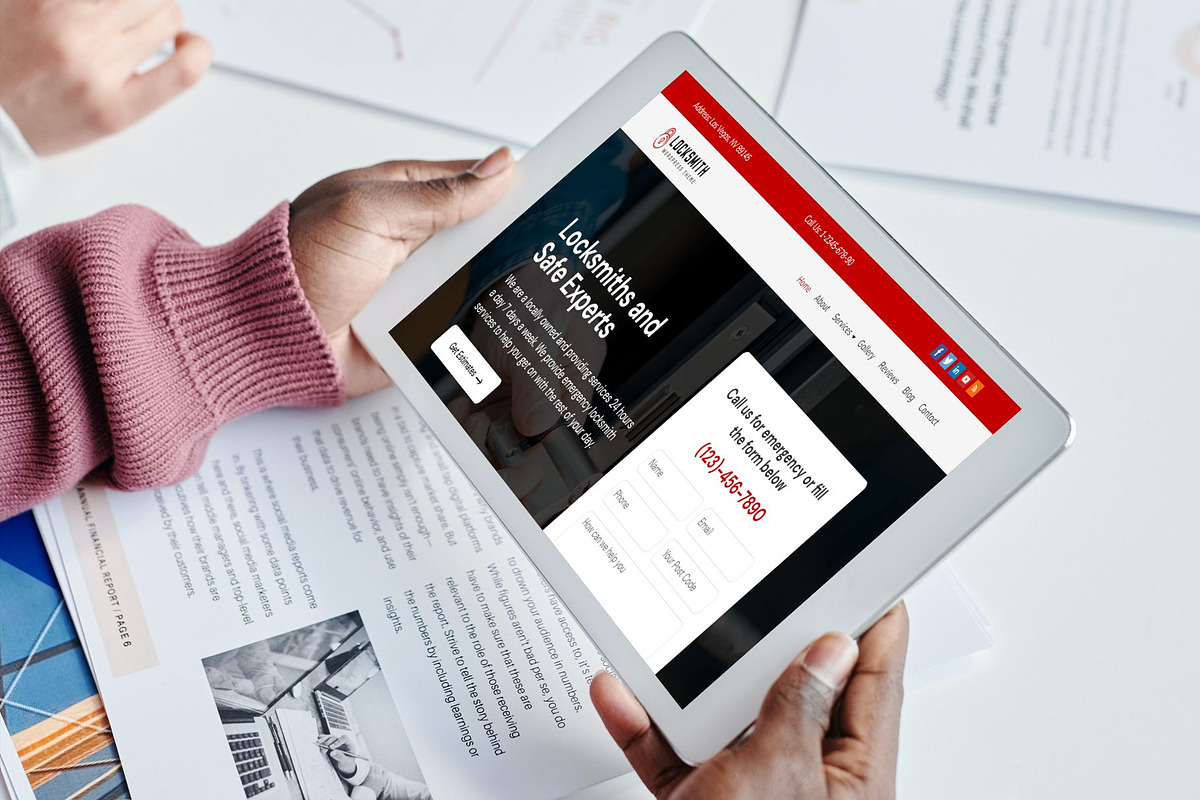 Locksmith WordPress Theme - Locksmith Pro preview 3