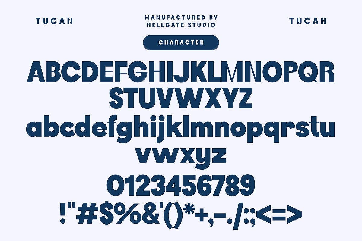 Tucan Bold Retro Typeface, a Sans Serif Font by GRVS Studio (Photo 2 of 4)