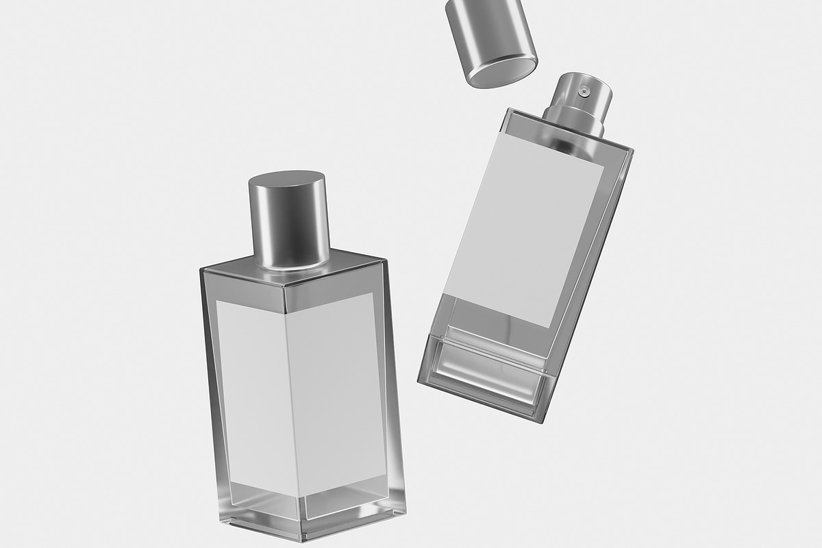 Perfume Bottle Mockup, a Packaging Mockup by Unerispace (Photo 3 of 5)