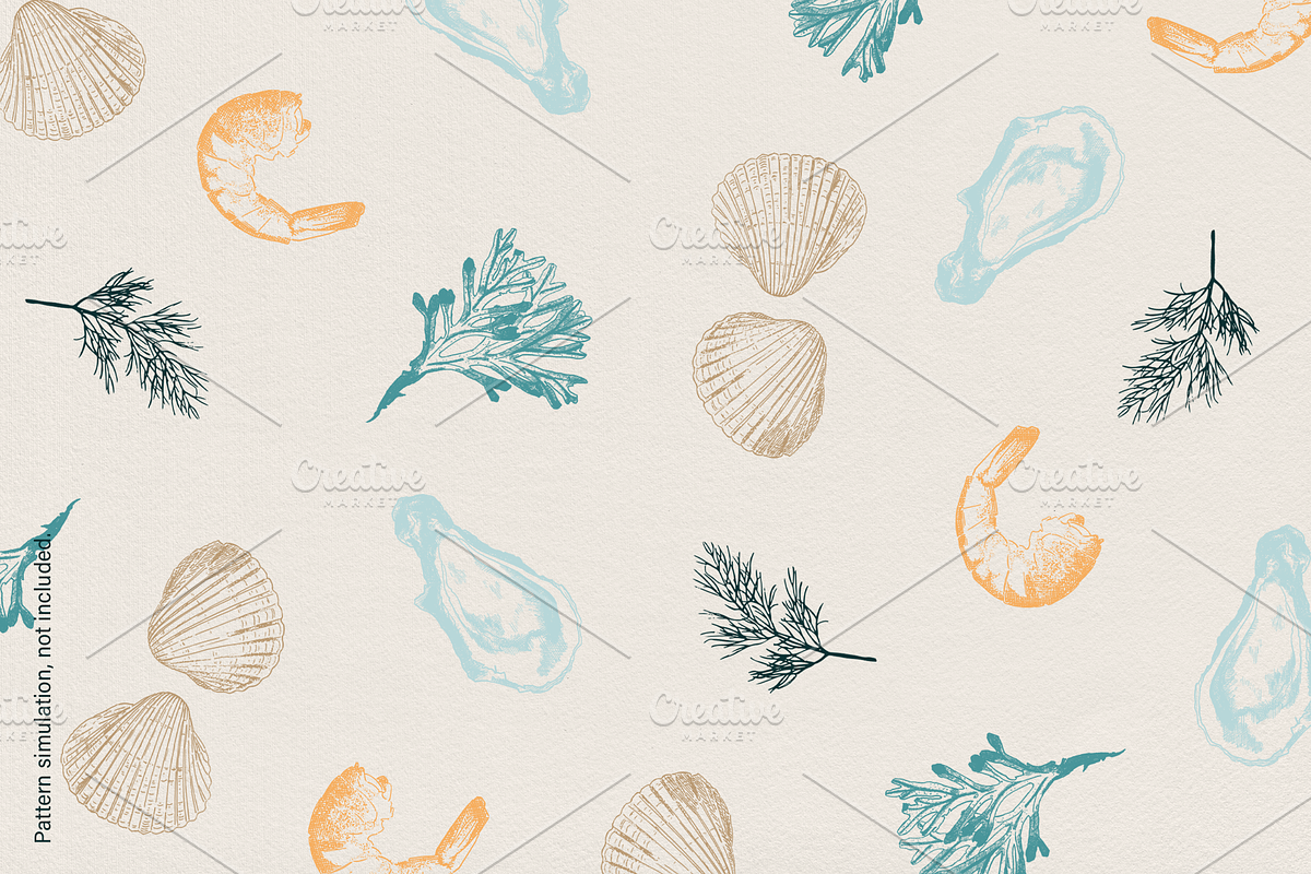 Seafood illustrations, a Food Illustration by Camille Natton (Photo 6 of 8)
