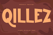 Qillez Display Font, a Sans Serif Font by Maulana Creative (Thumbnail 1 of 7)