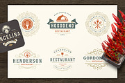 Restaurant Logos & Badges Bundle, a Branding & Logo Template by Vasya Kobelev (Thumbnail 50 of 54)