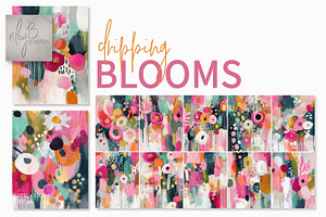 Dripping Blooms, a Decorative Illustration by rileyBgraphics