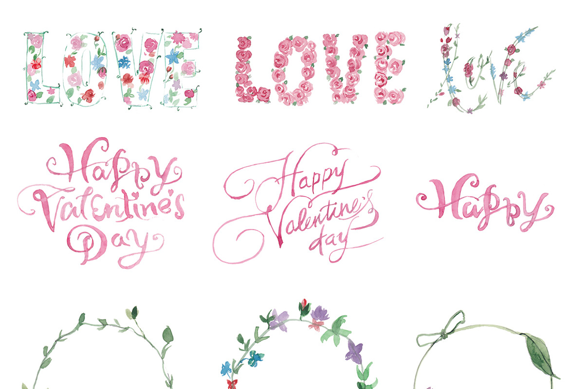 Lovely Watercolor Doodles, an Illustration by emine (Photo 2 of 4)
