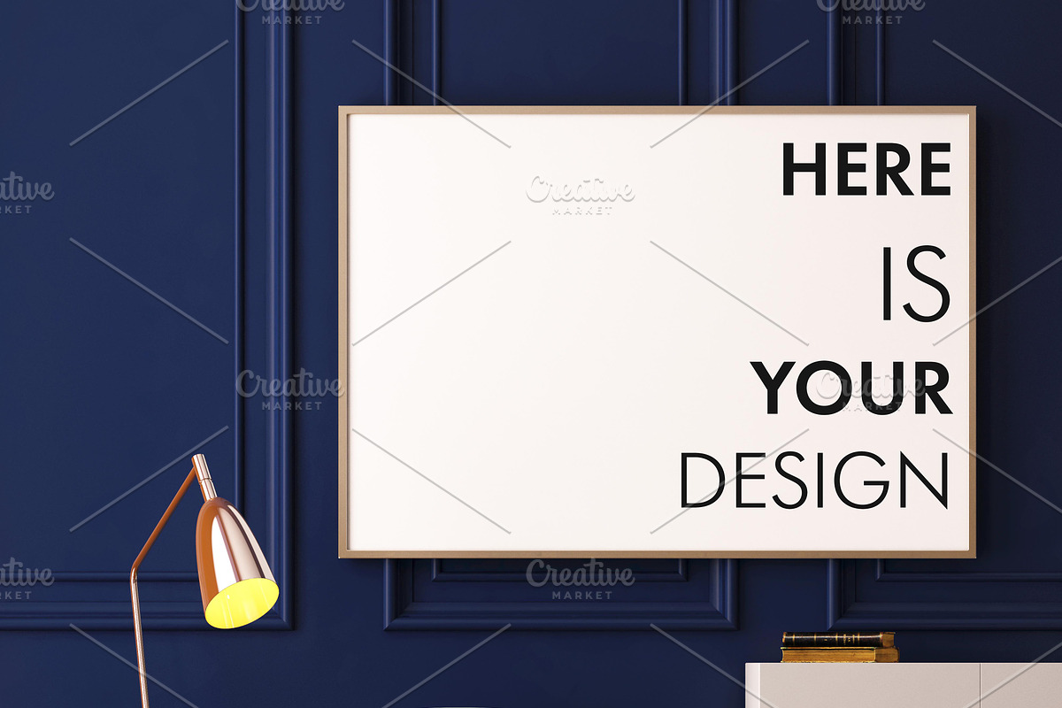 10 Art Deco posters mockup, a Print Template by FilL239 (Photo 6 of 10)
