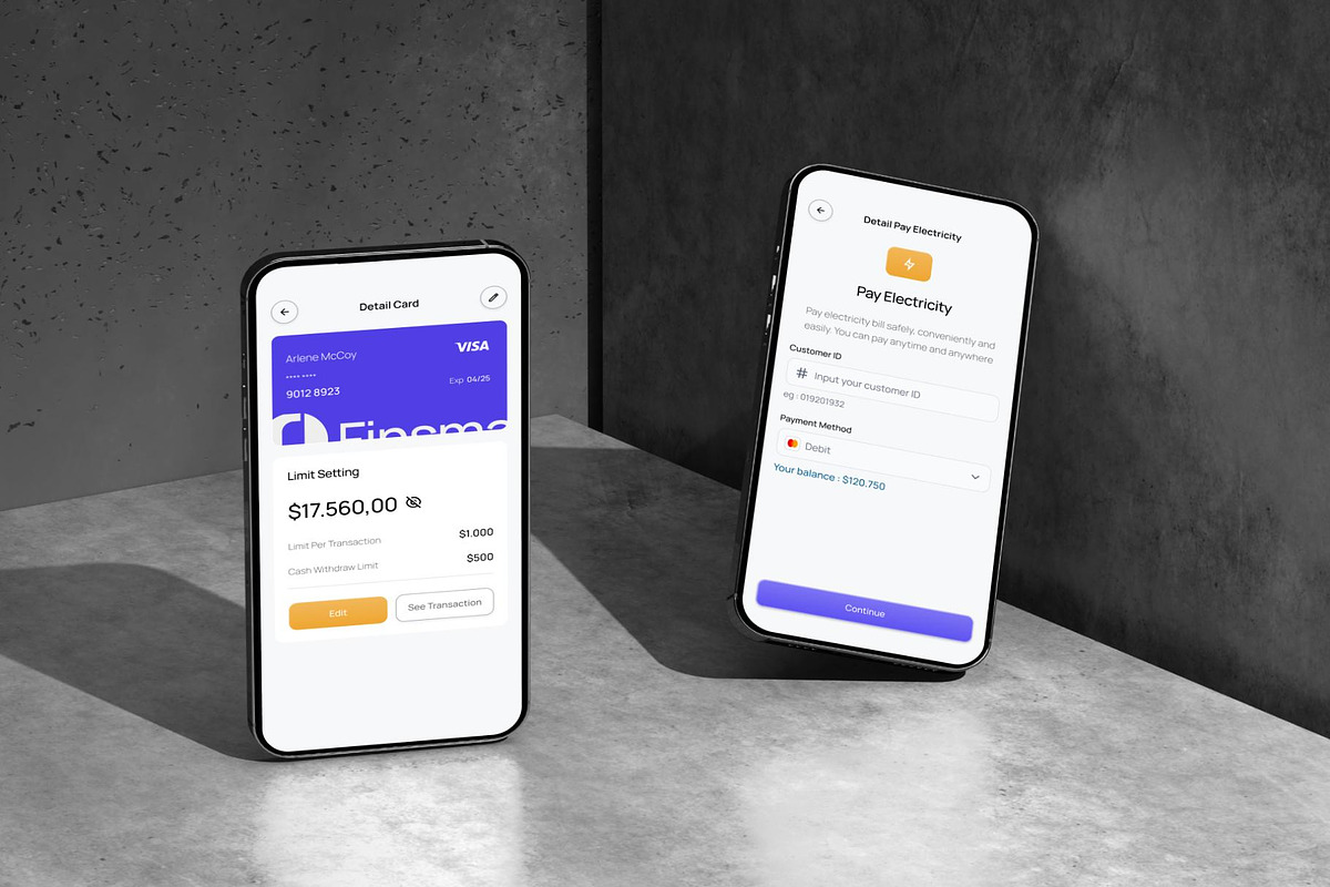 Finsmart Smart Secure Digital Bank, an UI Kit Template by Creative Perspective (Photo 6 of 7)