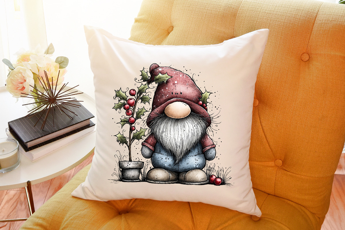 Cozy Christmas Gnomes Clipart, an Illustration by Sublimation Artist (Photo 6 of 6)