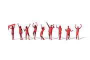 Low Poly Posed People Pack 6, a Characters & Person 3D Model by Tedi Permana (Thumbnail 2 of 12)