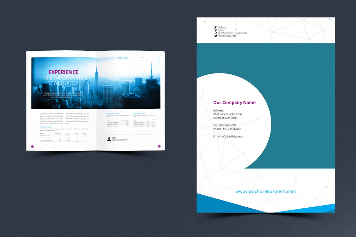 Business Brochure Template, a Brochure Template by artico (Photo 4 of 4)