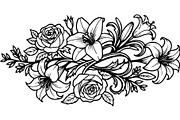 Vintage Botanical Flower Vector Set, an Object Illustration by Designer_Momina (Thumbnail 21 of 26)