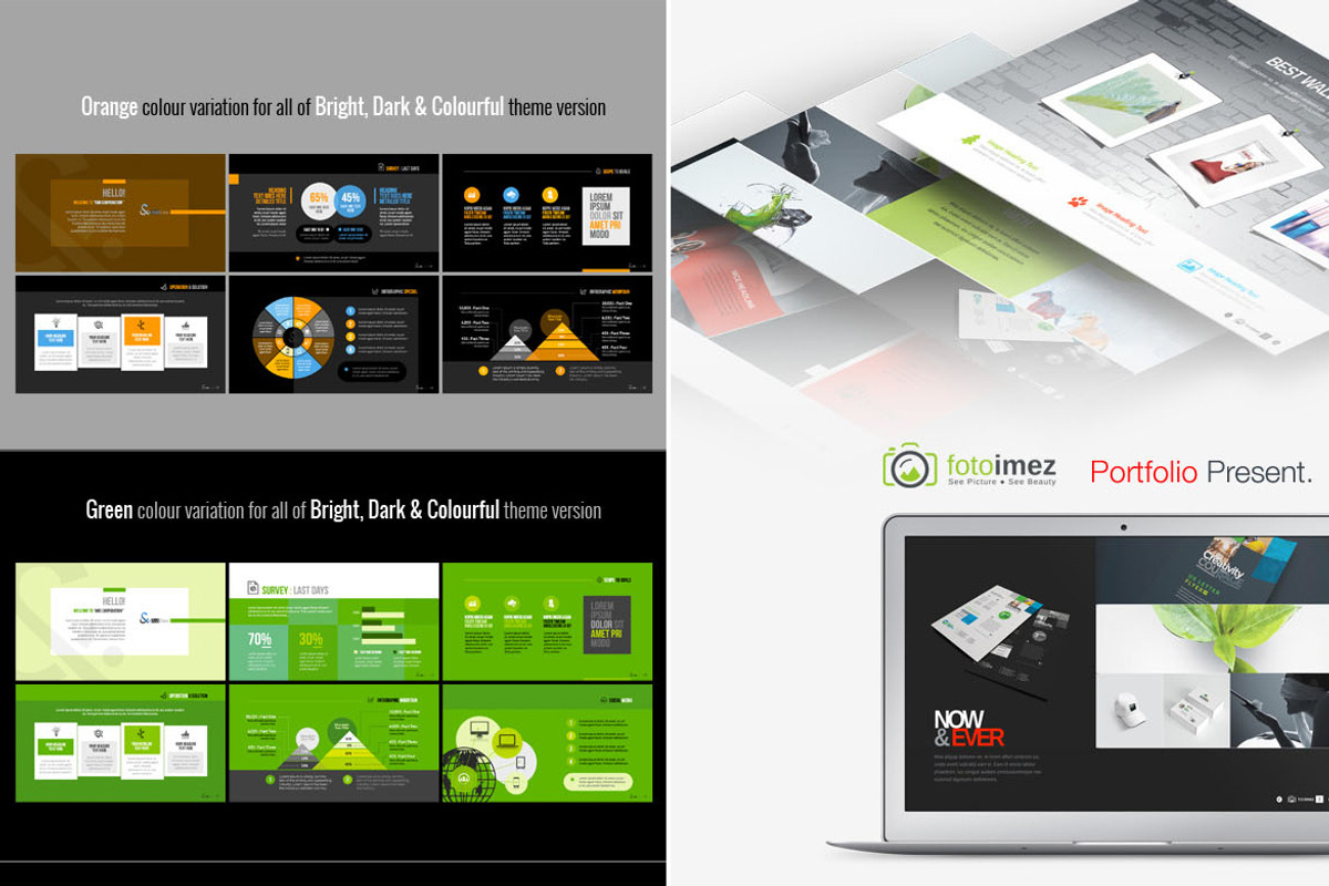 6 Business PowerPoint Bundle, a Presentation Template by GoldenPixelStudio