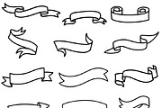 Ribbons - Procreate Stamp Brushes, a Brush Add-On by Almazova Dolzhenko (Thumbnail 9 of 11)