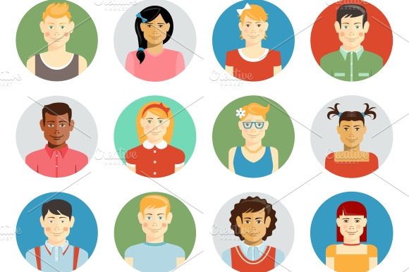 Smiling Children Avatars