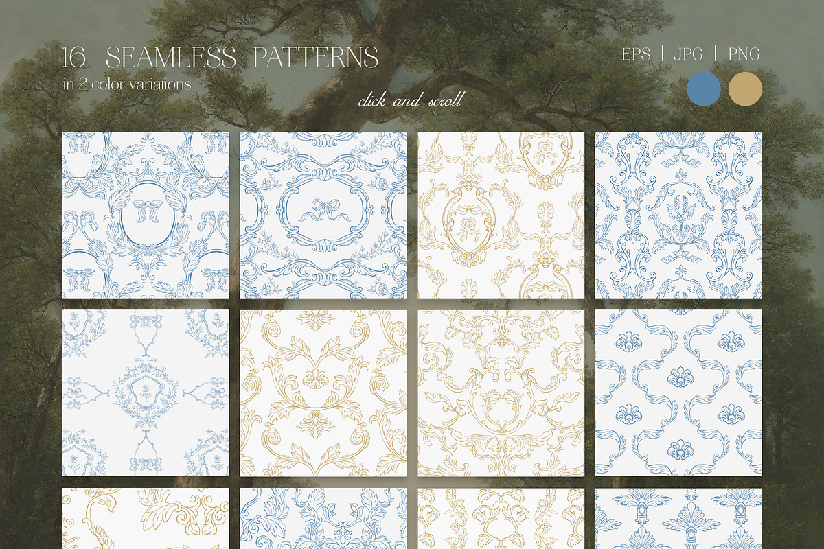 Baroque Line Art | Frames & Crests, a Decorative Illustration by Berentine.art (Photo 14 of 17)