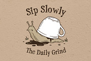 Sip slowly, an Animal Illustration by Vectorlina (Thumbnail 1 of 5)