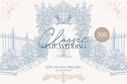 Classic Style Wedding, an Object Graphic by Collection by VY (Thumbnail 1 of 15)