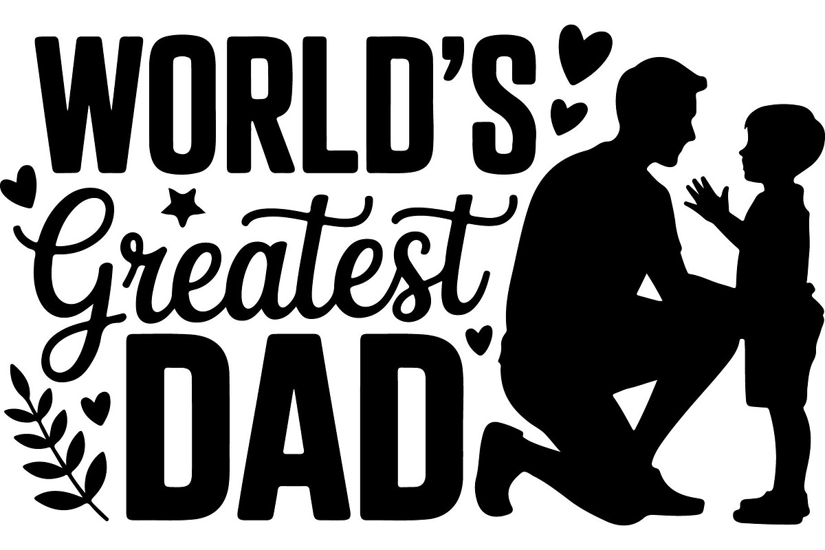 Best Dad Ever T-Shirt Bundle, an Object Graphic by jahid234 (Photo 13 of 13)