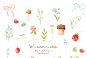 Summer in the countryside clipart, a Decorative Illustration by polikarpovaart (Thumbnail 16 of 19)