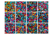Graffiti Pattern, a Pattern Graphic by Forhadx5 (Thumbnail 10 of 11)