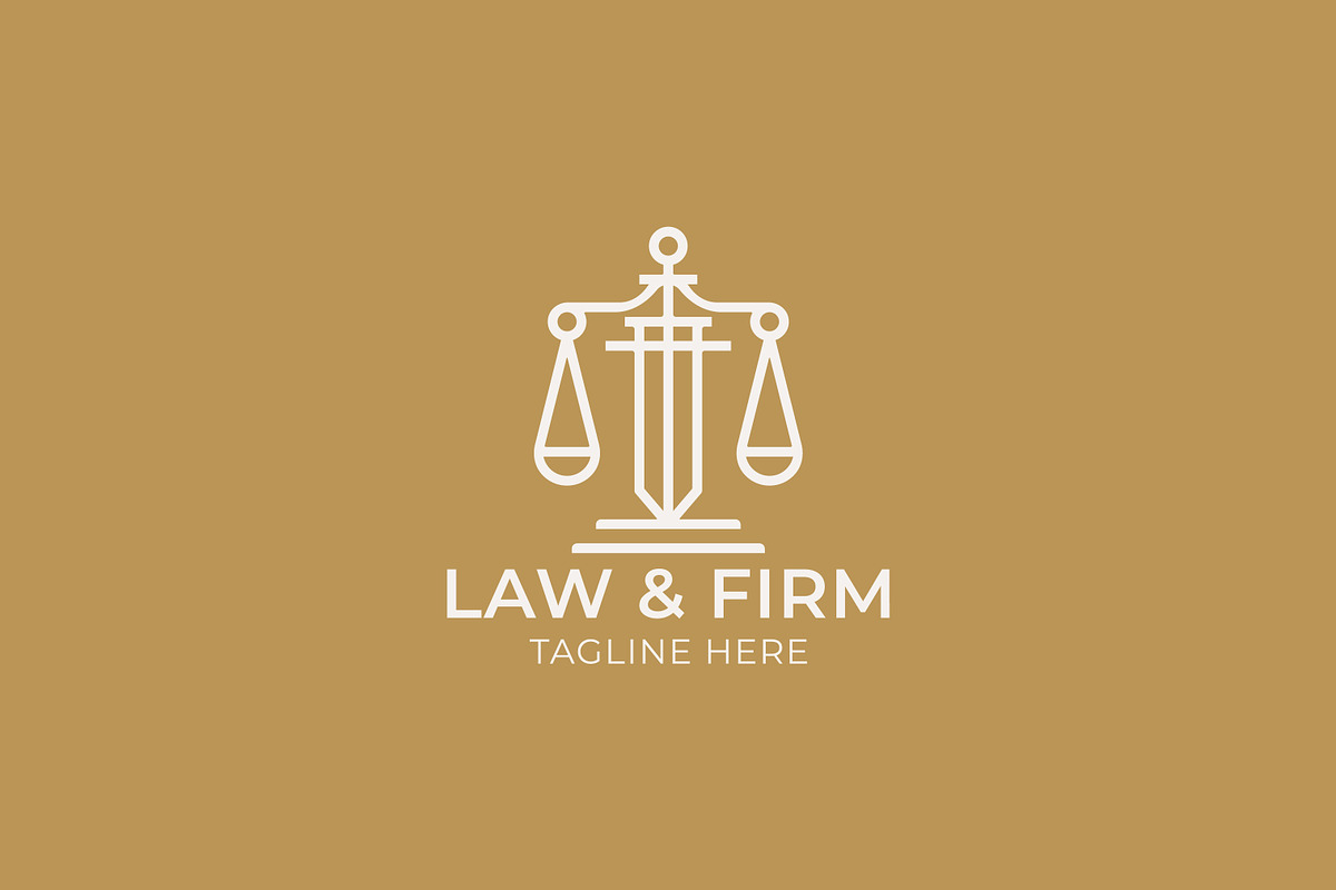 Law and Firm Abstract Logo Attorney, a Branding & Logo Template by Signatoro (Photo 3 of 3)