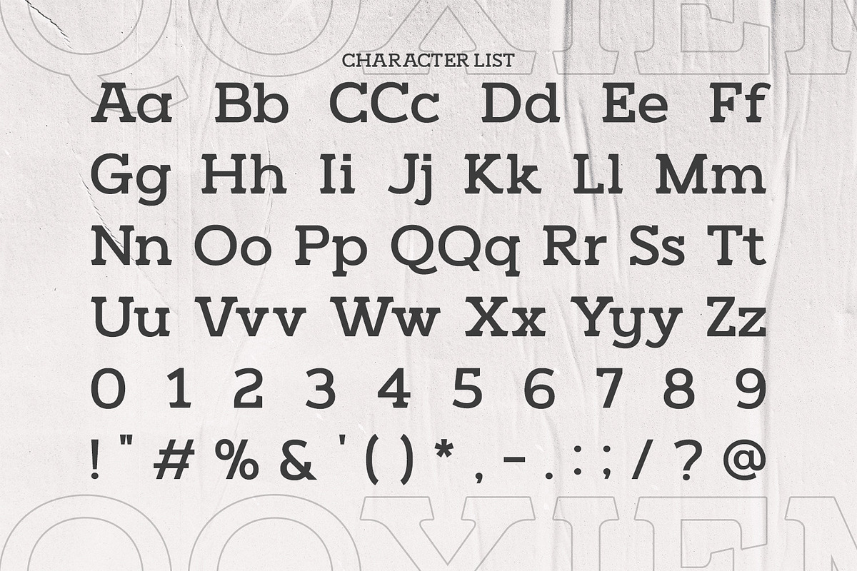 Qoxiem - Modern Slab Serif Typeface, a Serif Font by Almarkhatype (Photo 9 of 10)