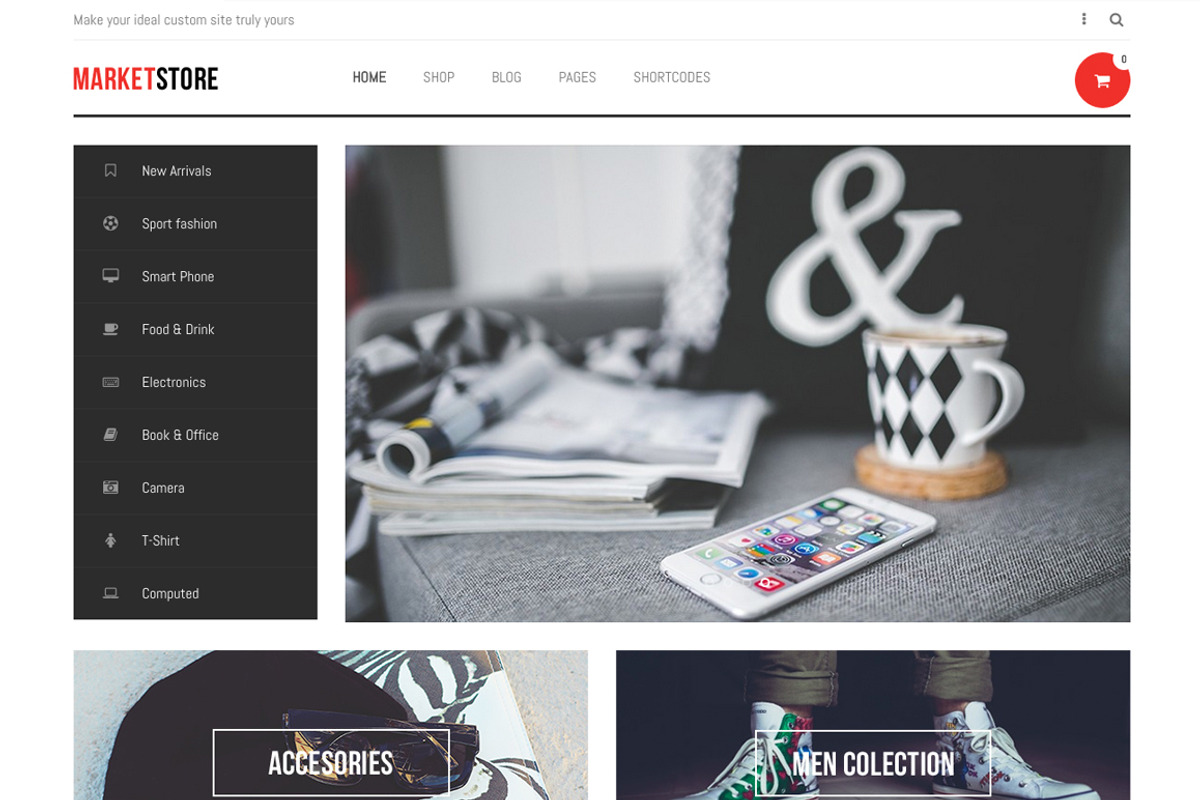 DW Store - Multipurpose WooCommerce, a WordPress Template by DesignWall (Photo 3 of 5)