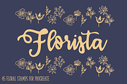 Procreate Flower Brushes, a Brush Add-On by AnniaArt (Thumbnail 1 of 7)