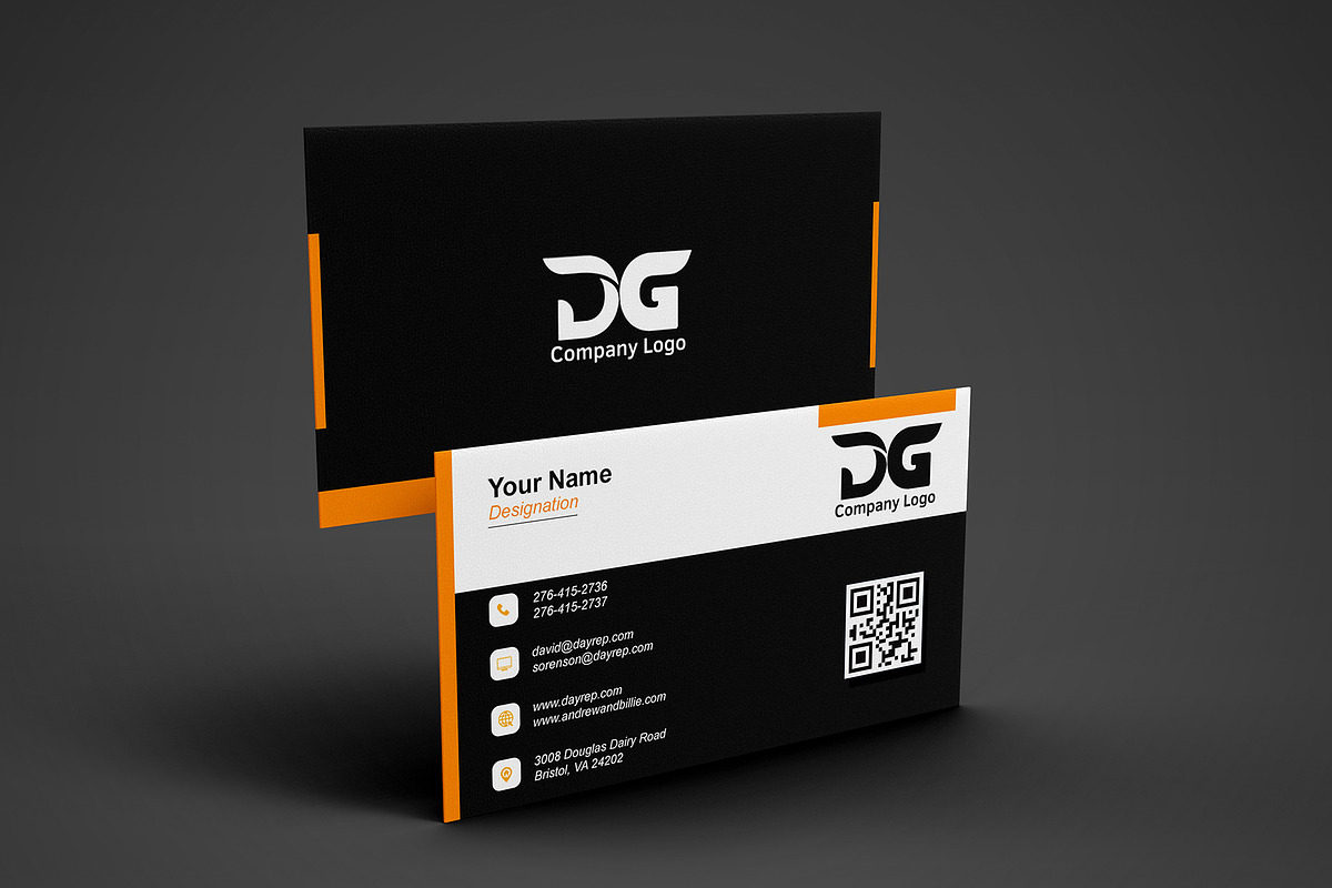 Client Manager Business Card PSD preview 3