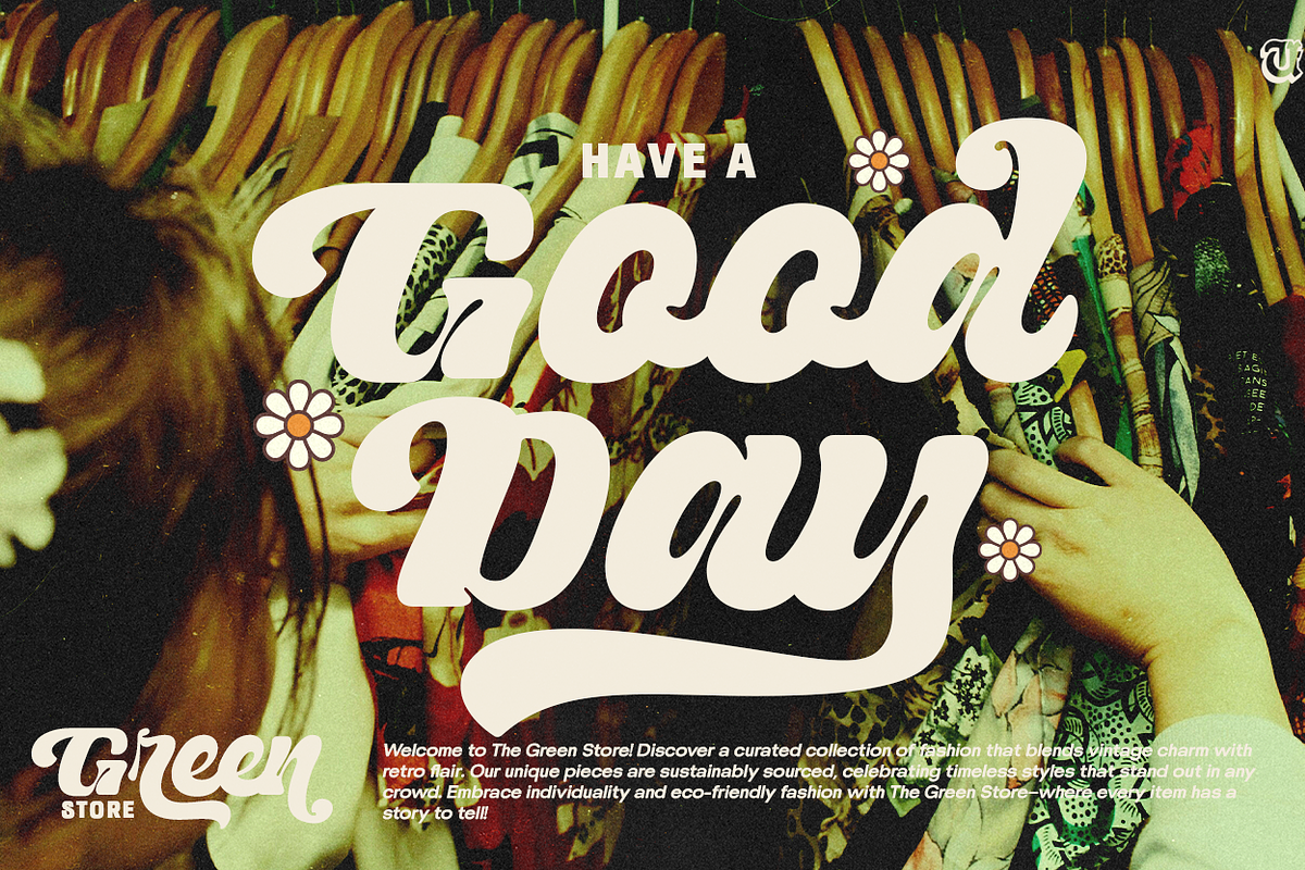 UT Rachoe - An Inktrap Retro Script, a Script Font by Universitype (Photo 3 of 9)