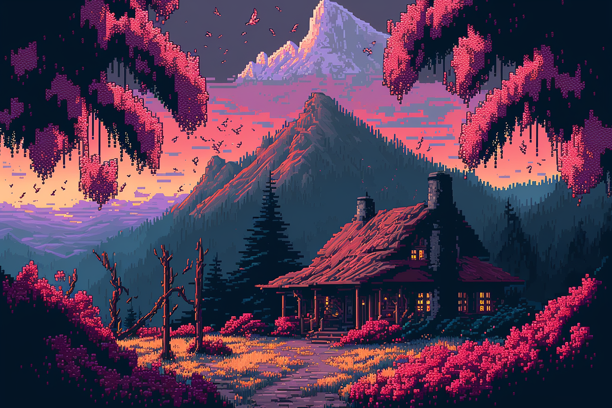 Pixelart Platformer Backgrounds, a Graphic by Marabu Textures Store (Photo 3 of 4)