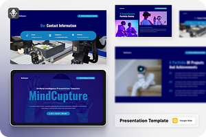 Artificial Intelligence Google Slide, a Presentation Template by SquidPixey