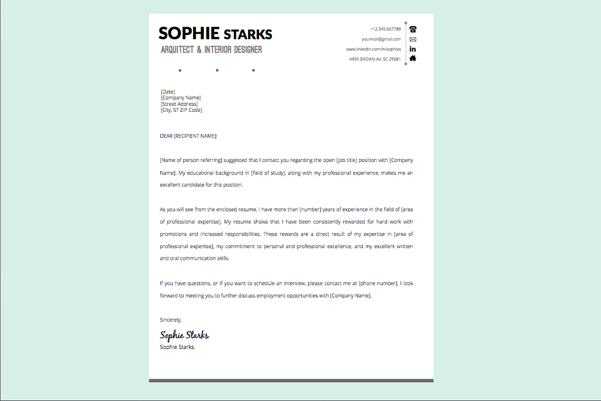 Resume + Cover Letter POWER POINT, a Resume Template by PAPPERMINT RESUME STUDIO (Photo 3 of 3)