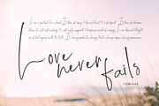 Signature Font La Pequeña, a Script Font by pixelcolours (Thumbnail 4 of 6)