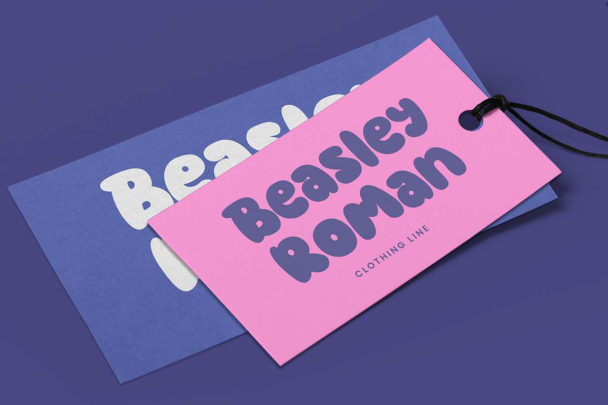 Bubble Swag - Playful Display Font, a Handwritten Font by AQR Studio (Photo 5 of 9)