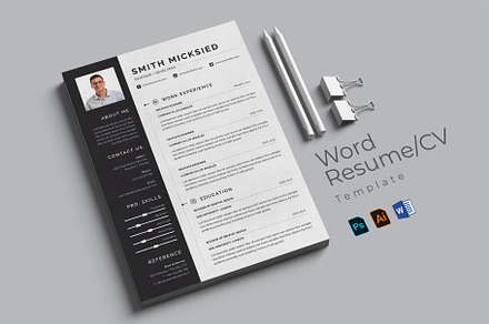 Resume/CV Template, a Resume Template by TheStyle-2