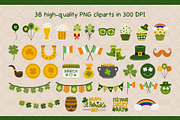 St. Patrick's Day Clipart Set, an Object Graphic by Drafts n Doodles (Thumbnail 2 of 3)