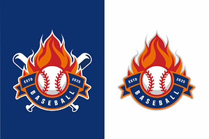 Baseball Team Logo Template Design, a Branding & Logo Template by swarnstudio
