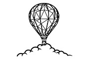 Hot Air Balloon Silhouette Bundle, an Object Illustration by Gaye Art (Thumbnail 28 of 31)