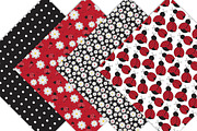 Ladybug Digital Paper Pack, a Pattern Graphic by Leska's Digitals (Thumbnail 3 of 5)