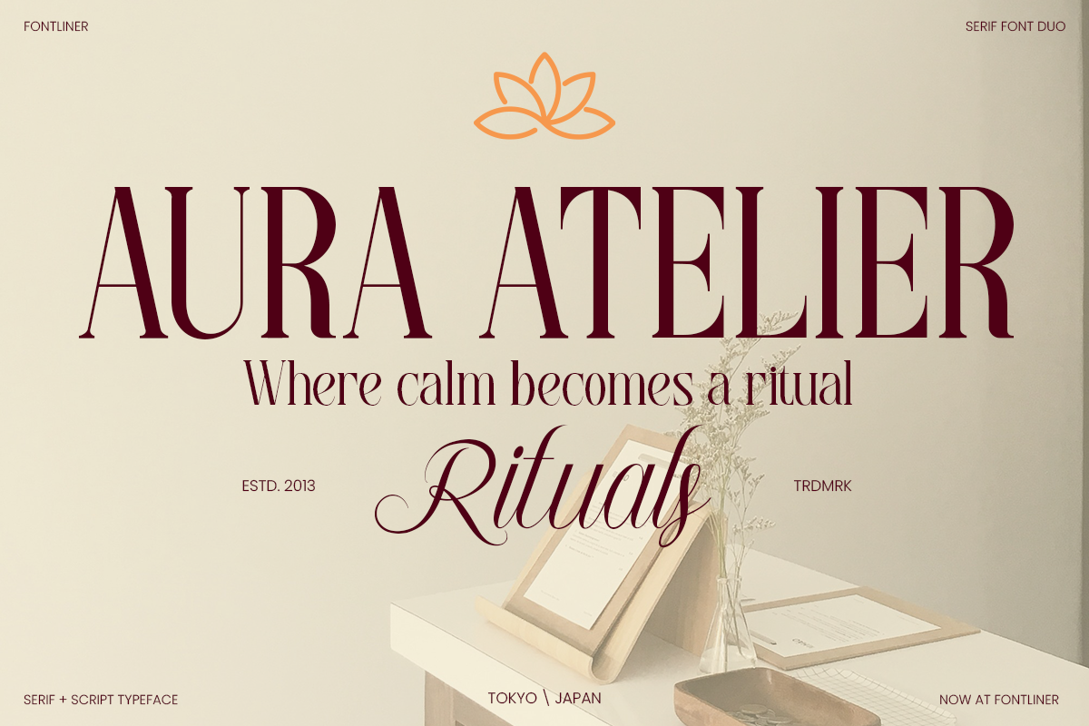 Georgia Praline - Serif Font Duo, a Serif Font by Font Liner (Photo 4 of 12)