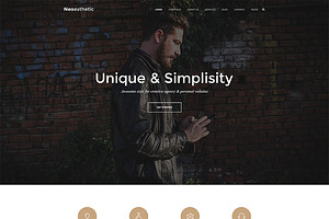 Neoesthetic - Creative Onepage