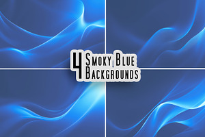 Smoky Blue Backgrounds, a Background Photo by BazziBa♥