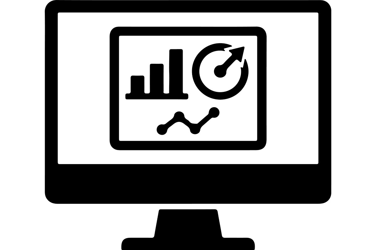 Business Dashboard & Analytics Icon, a Technology Illustration by abu67222 (Photo 11 of 13)