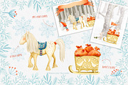 Christmas Gnomes Watercolor Winter, a Decorative Illustration by Watercolor Nomads (Thumbnail 6 of 13)