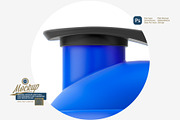 Protein Shaker Bottle Mockup, a Packaging Mockup by Reformer Mockup (Thumbnail 2 of 6)