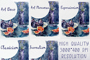 5 Watercolor papers for Procreate, a Brush Add-On by BooStudio (Thumbnail 3 of 7)
