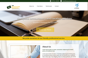 Adobe XD - Financial Website Design