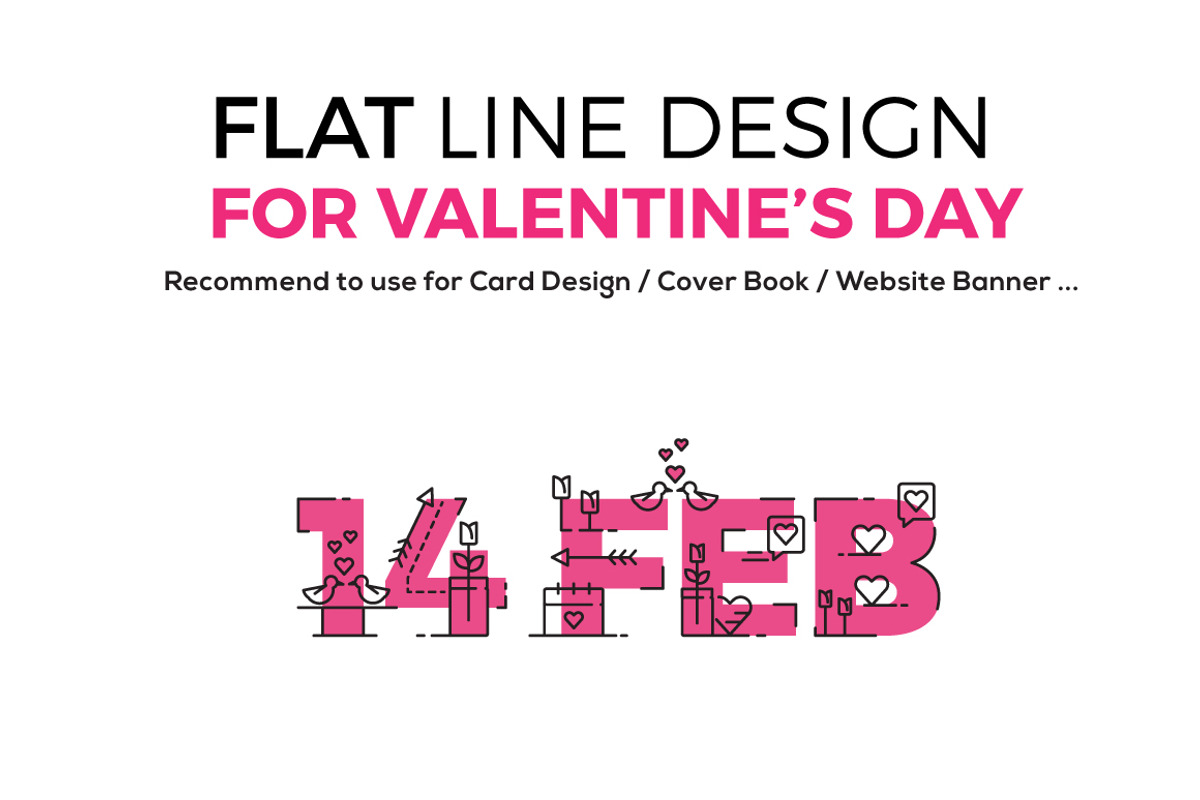 Flat Line Design Illustration, an Illustration by Illustrato (Photo 2 of 4)
